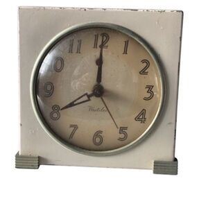 Westclox Logan Self Starting S5-F Vintage Alarm Clock